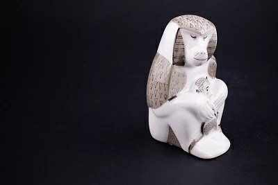 Скульптура Павиан с детенышем, рисунок Колыбельная, арт 62.09306.00.1