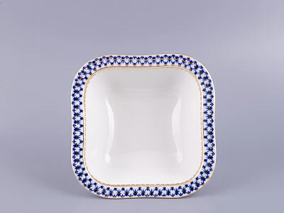 Салатник однопорционный квадратный Молодежная Кобальтовая сетка арт. 80.06934.00.1