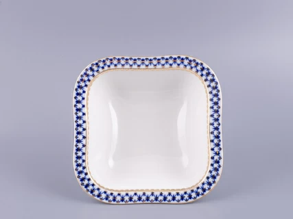 Салатник однопорционный квадратный Молодежная Кобальтовая сетка арт. 80.06934.00.1, 