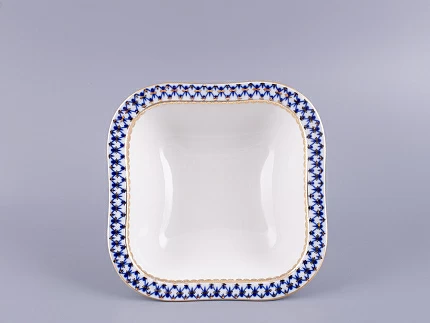 Салатник однопорционный квадратный Молодежная Кобальтовая сетка арт. 80.06934.00.1