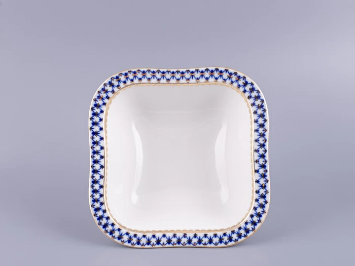 Салатник однопорционный квадратный Молодежная Кобальтовая сетка арт. 80.06934.00.1, 