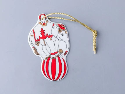 Елочные игрушки 5шт в подарочной упаковке, рисунок Гранд цирк, арт 81.34385.00.1 Елочные игрушки 5шт в подарочной упаковке, рисунок Гранд цирк, арт 81.34385.00.1