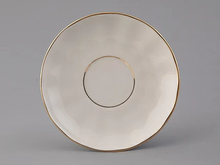 Чашка с блюдцем кофейная Тюльпан Белоснежка 140 мл арт. 81.13904.00.1