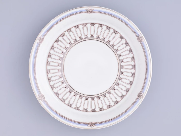 Чашка с блюдцем чайная, форма Гербовая, рисунок Серебряный город 1, арт. 81.32584.00.1, 