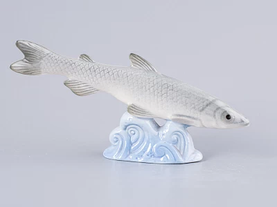 Скульптура Невская корюшка Голубая волна, арт. 82.50075.00.1