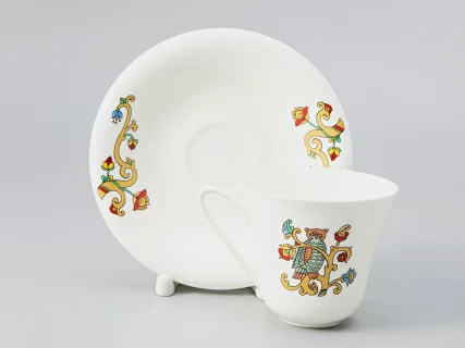 Сервиз чайный форма Сад рисунок Русские сказки, 6 персон 15 предметов, арт. 81.28417.00.1,  Сервиз чайный форма Сад рисунок Русские сказки, 6 персон 15 предметов, арт. 81.28417.00.1,