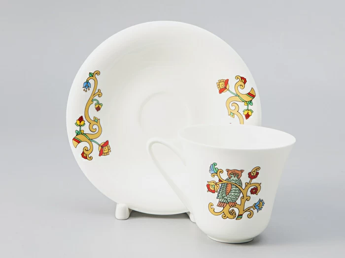 Сервиз чайный форма Сад рисунок Русские сказки, 6 персон 15 предметов, арт. 81.28417.00.1,  Сервиз чайный форма Сад рисунок Русские сказки, 6 персон 15 предметов, арт. 81.28417.00.1,