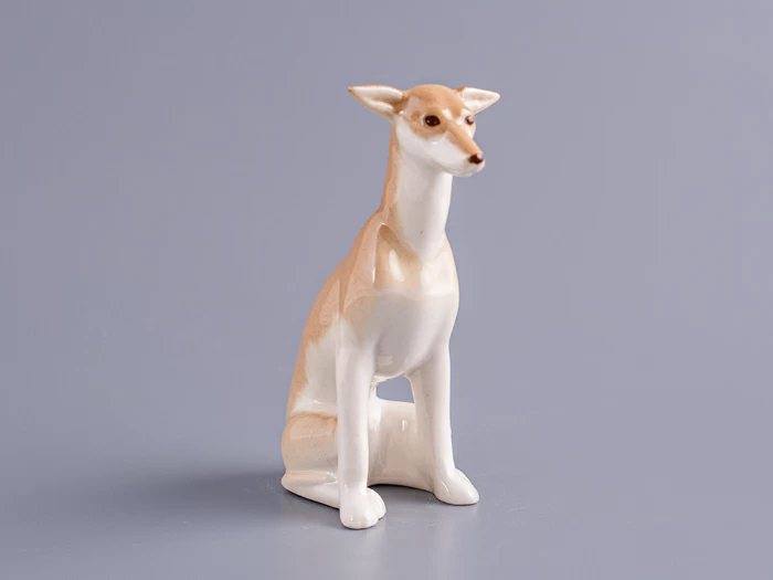 Скульптура Левретка сидящая Вильма арт. 82.83388.00.1,  Скульптура Левретка сидящая Вильма арт. 82.83388.00.1,