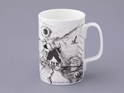 Бокал с крышкой в подарочной упаковке, форма Top. рисунок Путь на Север, арт. 81.32934.00.1