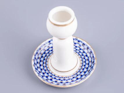 Подсвечник Бутон Кобальтовая сетка арт. 80.06952.00.1, 