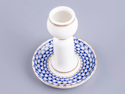 Подсвечник Бутон Кобальтовая сетка арт. 80.06952.00.1 Подсвечник Бутон Кобальтовая сетка арт. 80.06952.00.1