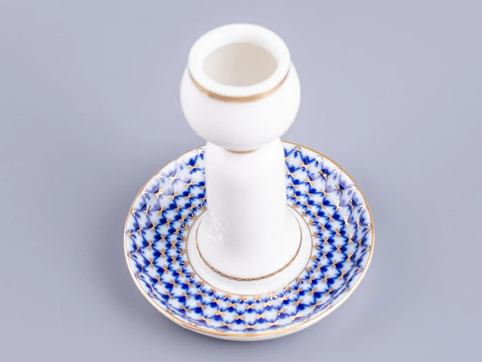 Подсвечник Бутон Кобальтовая сетка арт. 80.06952.00.1, 