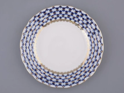 Тарелка мелкая 150 мм Тюльпан "Кобальтовая сетка"  арт.  80.00229.00.1, 