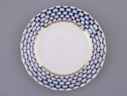 Тарелка мелкая 150 мм Тюльпан "Кобальтовая сетка"  арт.  80.00229.00.1