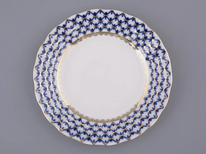 Тарелка мелкая 150 мм Тюльпан "Кобальтовая сетка"  арт.  80.00229.00.1, 