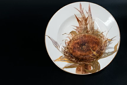 Тарелка 210 мм Позднее солнце, на форме Премиум, арт 40.03269.00.1