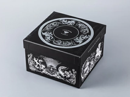 Подарочный набор (бокал/блюдце) форма Снежное утро рисунок Мужские истории. Рыцарь, арт. 81.28432.00.1, 