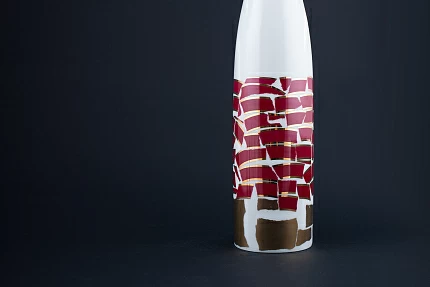 Ваза Пурпур на форме Бутыль, арт 60.15813.00.1 Ваза Пурпур на форме Бутыль, арт 60.15813.00.1