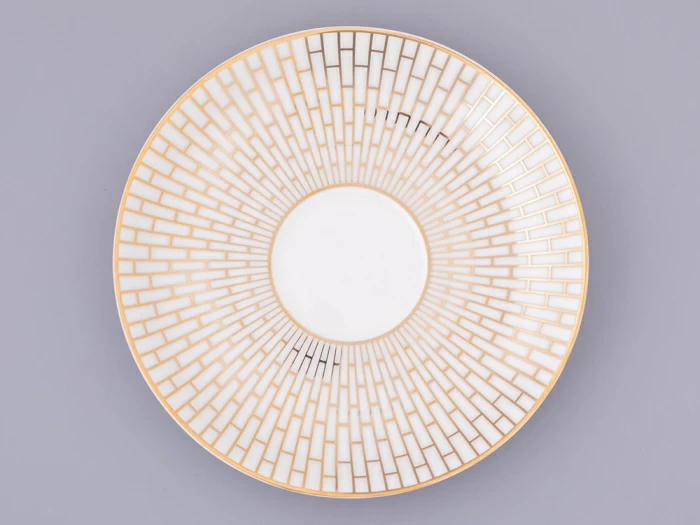 Чашка с блюдцем чайная форма Весенняя 2 рисунок Саламандра Грей, арт. 81.31631.00.1, 