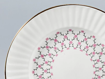 Сервиз чайный Волна Розовая сетка, 6 персон 20 предметов, арт. 81.20895.00.1 Сервиз чайный Волна Розовая сетка, 6 персон 20 предметов, арт. 81.20895.00.1