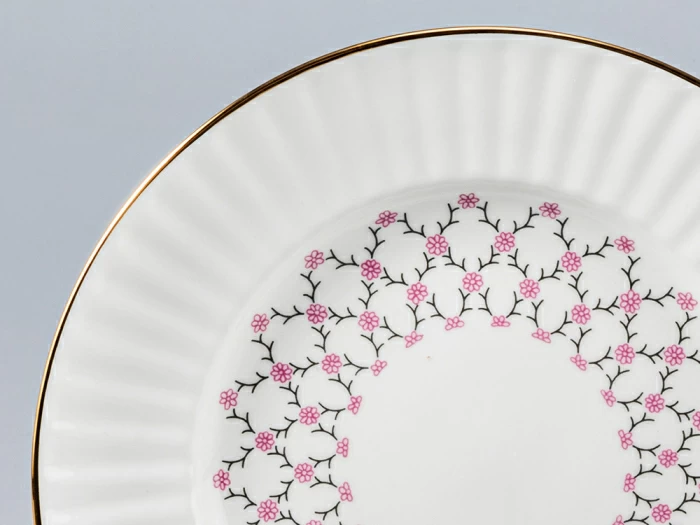 Сервиз чайный Волна Розовая сетка, 6 персон 20 предметов, арт. 81.20895.00.1, 