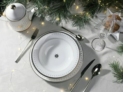 Тарелка плоская 270 мм форма Стандартная рисунок Азур золотой, артикул 80.49793.00.1, 