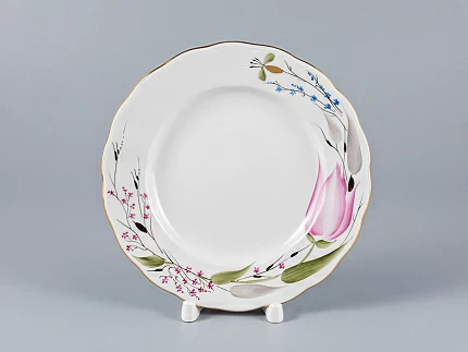 Тарелка мелкая 180 мм Тюльпан Розовые тюльпаны арт. 80.03815.00.1 Тарелка мелкая 180 мм Тюльпан Розовые тюльпаны арт. 80.03815.00.1