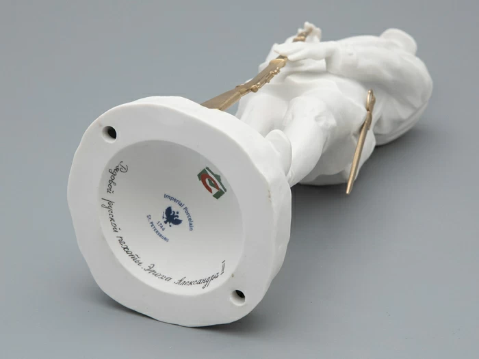 Скульптура Рядовой русской пехоты эпохи Александра II, в подарочной упаковке, рисунок Белый бисквит, арт 81.33425.00.1, 