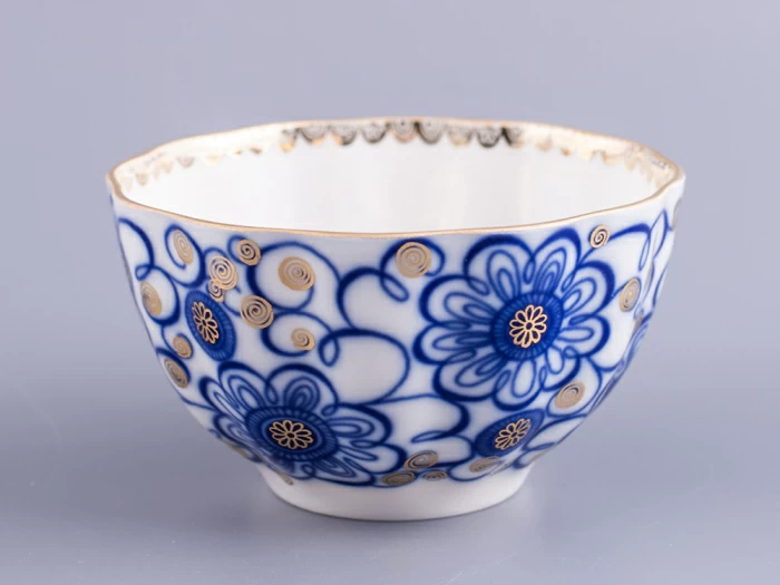 Чашка с блюдцем чайная 250 мл форма Тюльпан рисунок Вьюнок арт. 81.10110.00.1, 