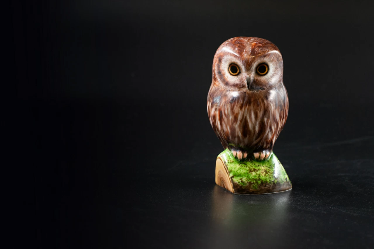 Скульптура Воробьиный сыч, Совенок, арт 62.09238.00.2, 