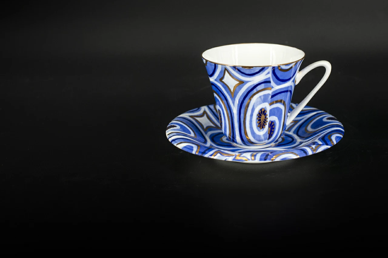 Чашка с блюдцем Минори, на форме Сад, арт 61.21007.00.1, 