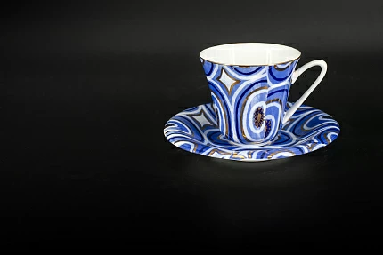 Чашка с блюдцем Минори, на форме Сад, арт 61.21007.00.1