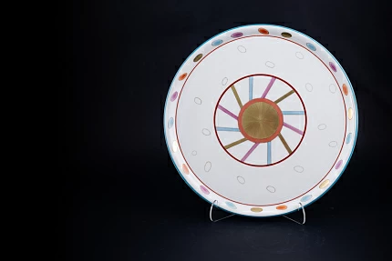 Поднос Морские камешки на форме Яблочко, арт 60.14569.00.5