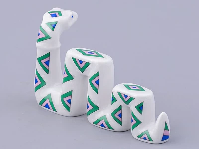 Скульптура форма Змей Меандр, рисунок Гипотенуза, арт. 82.48031.00.1