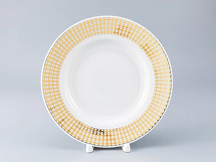 Тарелка мелкая 200 форма Гладкая рисунок Зазеркалье. Ромбы, арт. 80.99937.00.1 Тарелка мелкая 200 форма Гладкая рисунок Зазеркалье. Ромбы, арт. 80.99937.00.1