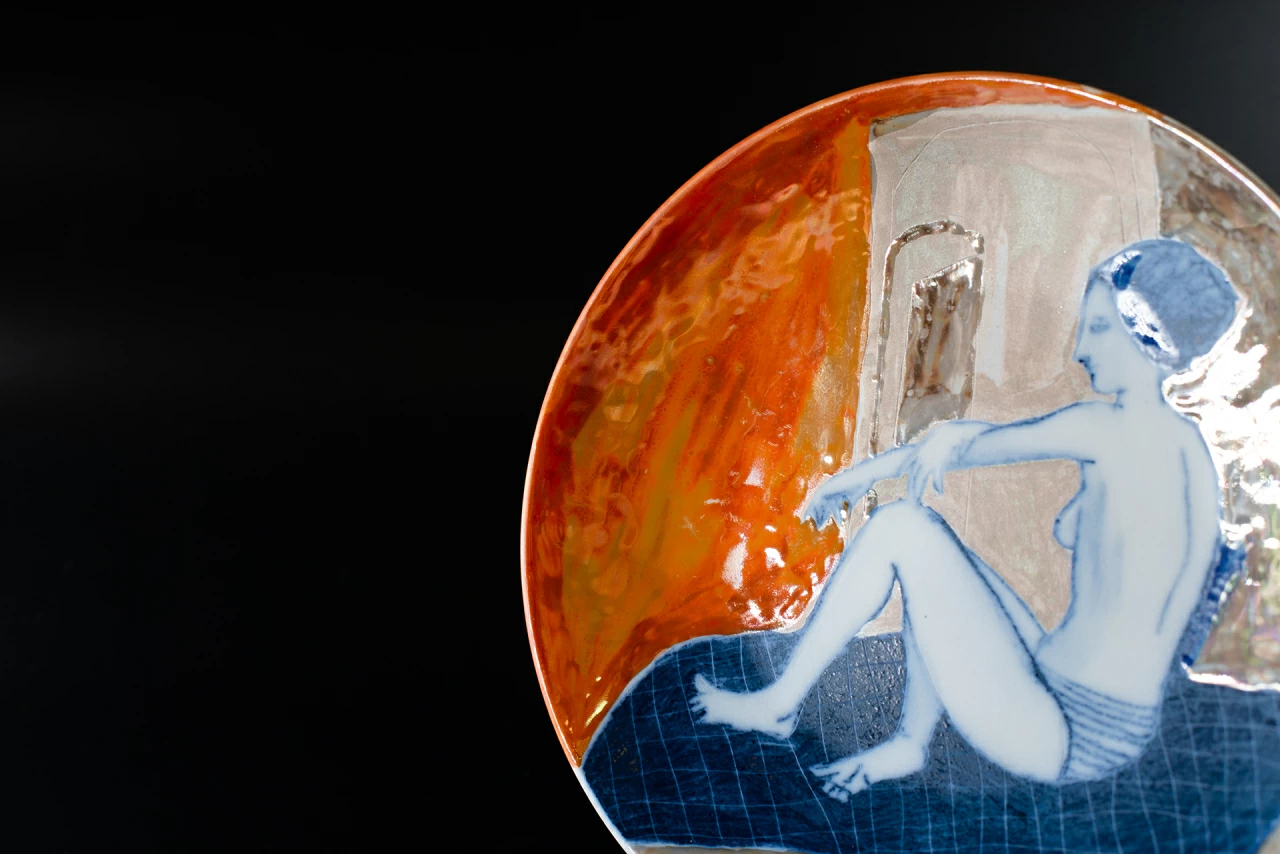 Декоративная тарелка Модель 5, на форме Эллипс, арт 60.10529.00.1, 