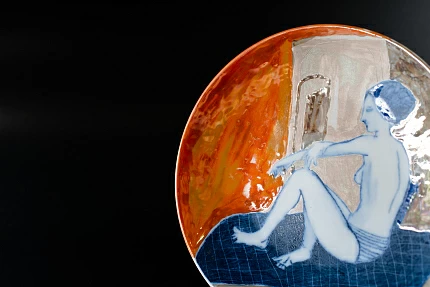 Декоративная тарелка Модель 5, на форме Эллипс, арт 60.10529.00.1