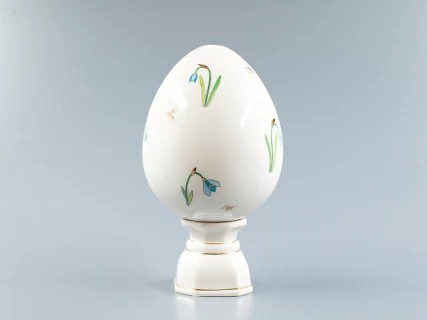 Яйцо пасхальное на подставке, рисунок Цветы, арт 80.91303.00.1, 