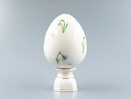 Яйцо пасхальное на подставке, рисунок Цветы, арт 80.91303.00.1 Яйцо пасхальное на подставке, рисунок Цветы, арт 80.91303.00.1
