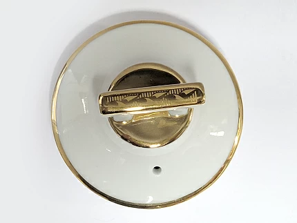 Крышка к заварочному чайнику форма Гербовая, рисунок Нефритовый фон арт 80.72061.00.1 Крышка к заварочному чайнику форма Гербовая, рисунок Нефритовый фон арт 80.72061.00.1