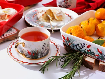 Чашка с блюдцем 250 мл, форма Идиллия, рисунок Календа-2, арт. 81.33748.00.1,  Чашка с блюдцем 250 мл, форма Идиллия, рисунок Календа-2, арт. 81.33748.00.1,