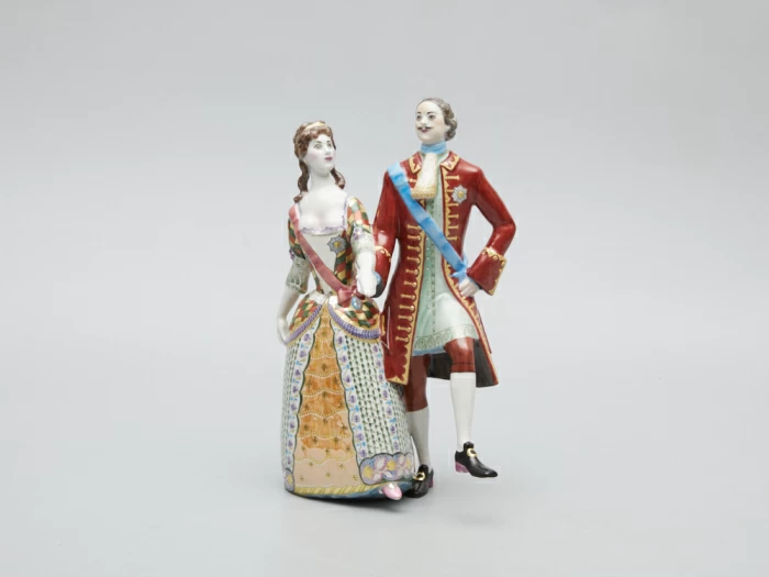 Скульптура Петр и Екатерина Петровская Ассамблея арт. 82.51219.00.1, 