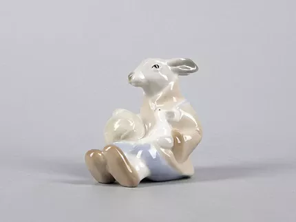 Скульптура форма Заяц с капустой рисунок Забота, арт. 82.43055.00.1