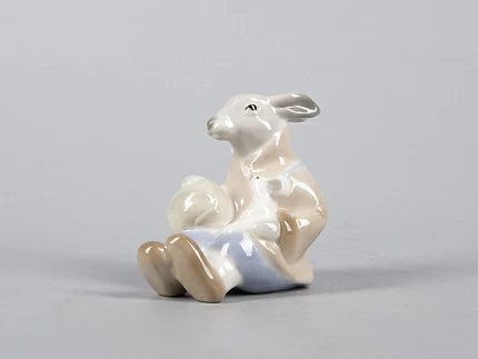 Скульптура форма Заяц с капустой рисунок Забота, арт. 82.43055.00.1 Скульптура форма Заяц с капустой рисунок Забота, арт. 82.43055.00.1