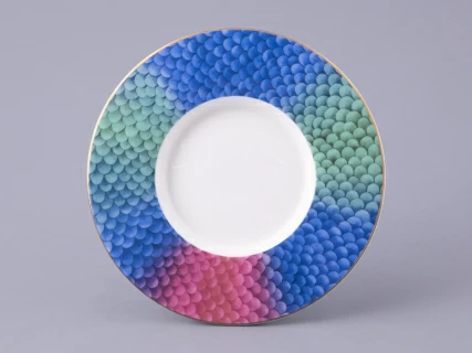 Подарочный набор Бокал с блюдцем и крышкой, форма top, рисунок Лунный змей, арт. 81.32798.00.1,  Подарочный набор Бокал с блюдцем и крышкой, форма top, рисунок Лунный змей, арт. 81.32798.00.1,