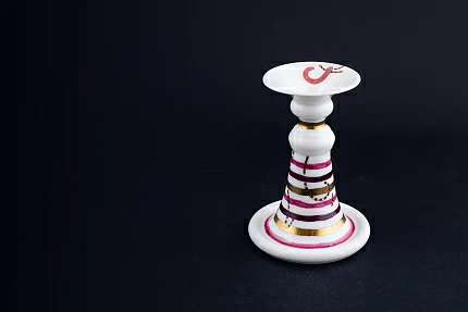 Подсвечник высокий Праздник, на форме Классика, арт 60.01209.00.1 Подсвечник высокий Праздник, на форме Классика, арт 60.01209.00.1