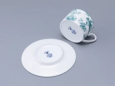 Чашка с блюдцем форма Соло Рисунок Monplaisir Green, арт. 81.32898.00.1