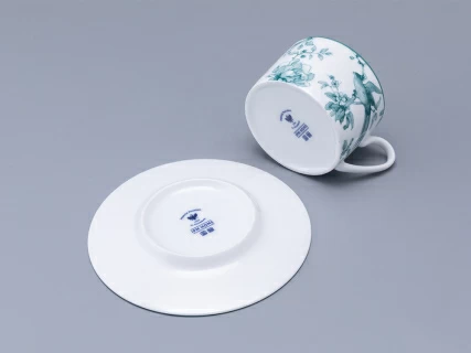 Чашка с блюдцем форма Соло Рисунок Monplaisir Green, арт. 81.32898.00.1, 