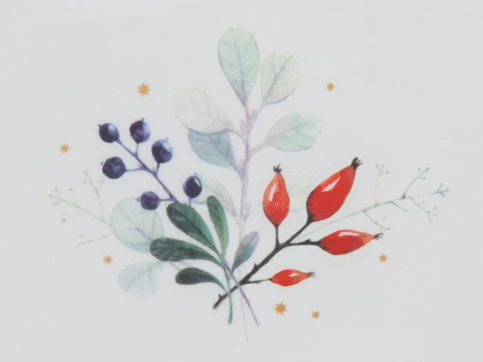 Салатник большой с деревянной крышкой (квадратный 240x240мм) форма Стандартная рисунок Календа арт. 42.00044.00.1, 