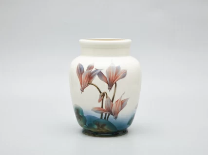 Ваза рисунок Цикламен, форма Китайская малого размера, арт 80.63514.00.1, 